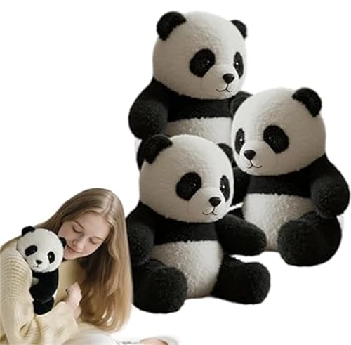 Giurui The Pandy – Emotional Healing On Demand, Realistic Panda Plush for Emotionals Support, Stress Relief & Comfort, Pandy Toy for Soothing Sleep (3 Pcs) von Giurui