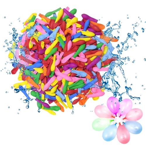 Wasserbomben 500 Stück Wasserbomben Selbstschließend, Sekunden Schnelles Befüllen, Wasserbomben kinder, Mehrfarbig Wasserbomben Luftballons, wasserspielzeug für Wasserspiele, Wasserpartys Wasserbomben 500 Stück Wasserbomben Selbstschließend, Sekunden Schnelles Befüllen, Wasserbomben kinder, Mehrfarbig Wasserbomben Luftballons, wasserspielzeug für Wasserspiele, Wasserpartys von Giutsaull