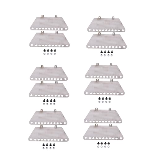 Giwnhvx 12x Metall Pedal Seitenplatte Schieber für MN D90 D91 D99S MN99S 1/12 RC Auto Upgrade Teile Zubehör Giwnhvx 12x Metall Pedal Seitenplatte Schieber für MN D90 D91 D99S MN99S 1/12 RC Auto Upgrade Teile Zubehör von Giwnhvx