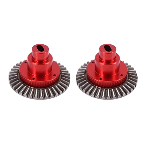 Giwnhvx 2X RC Verbinden Box mit Haupt Zahn Rad 38T 18009 AufgerüStet für Redcat Rennen Everest 1/10 4WD Kletter Steig Crawler 94180 Upgrade Teile von Giwnhvx