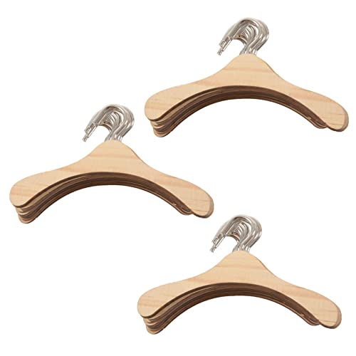 Giwnhvx 30 Stück Kleiderbügel aus Holz für 1/4 Puppen von Bjd von Giwnhvx