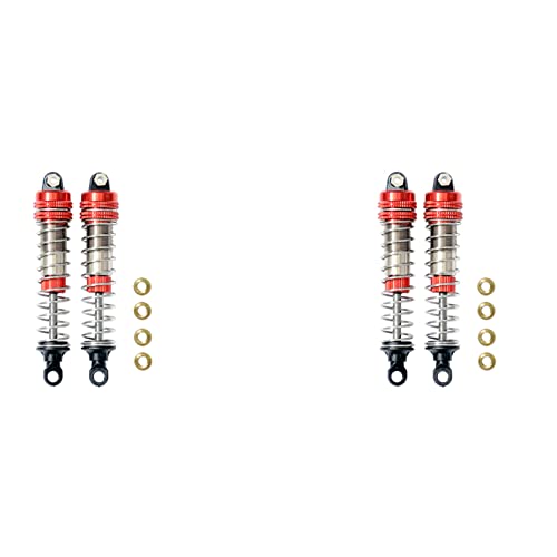 Giwnhvx 4 Stück vorne hinten passend für 9115 S911 9116 S916 9125 1/10 1/12 RC Auto-Upgrade-Zubehör, Rot Giwnhvx 4 Stück vorne hinten passend für 9115 S911 9116 S916 9125 1/10 1/12 RC Auto-Upgrade-Zubehör, Rot von Giwnhvx