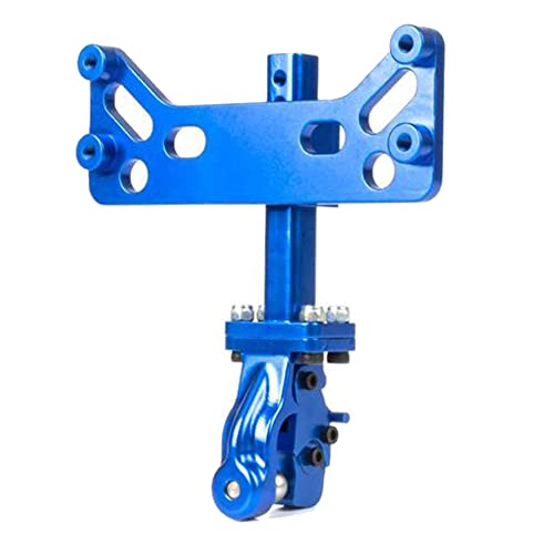 Giwnhvx Anhängerkupplungshalterung Aus Metall, Verstellbar, Kletterauto, Modellauto, Zubehör, Kompatibel für 1/6 Scx6 Rc Trx6, Blau Giwnhvx Anhängerkupplungshalterung Aus Metall, Verstellbar, Kletterauto, Modellauto, Zubehör, Kompatibel für 1/6 Scx6 Rc Trx6, Blau von Giwnhvx