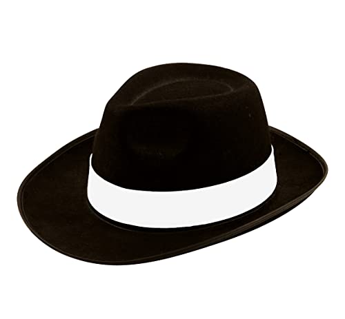 Erwachsenenkostüm-Zubehör, Rocker-Star-Kostüm-Set der 1980er Jahre, inklusive Hut, Schattierungen und Pailletten-Handschuhen für Tanzpartys, Pop-Ikonen-Requisiten, schwarzer Hut von Gizelle