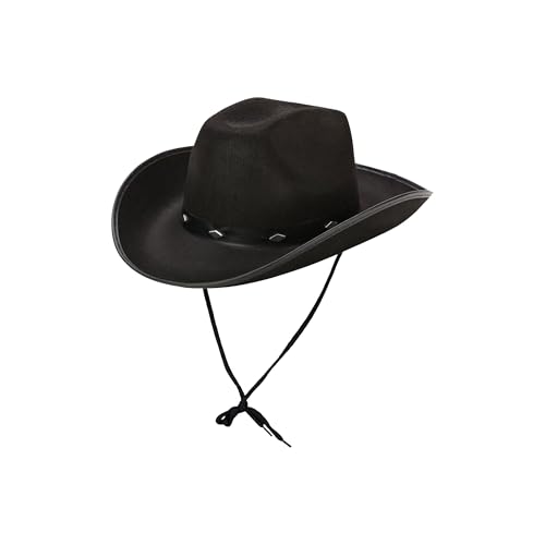 Gizelle Cowboyhut, Sheriff-Kostüm, Zubehör, Wilder Westen, Western-Kostüm, Nieten, Cowboyhut, Damen, 1 Stück Gizelle Cowboyhut, Sheriff-Kostüm, Zubehör, Wilder Westen, Western-Kostüm, Nieten, Cowboyhut, Damen, 1 Stück von Gizelle