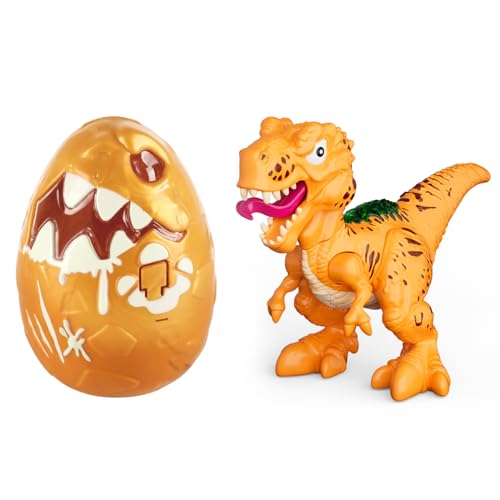 GizmoVine Dino Ei, Dinosaurier Spielzeug, Surprise Figuren Eier Auseinander Nehmen Elektrisch T-Rex mit Geräusch und Licht, Lehrreich Geschenk für Kinder 3 4 5 6 7 Jahre GizmoVine Dino Ei, Dinosaurier Spielzeug, Surprise Figuren Eier Auseinander Nehmen Elektrisch T-Rex mit Geräusch und Licht, Lehrreich Geschenk für Kinder 3 4 5 6 7 Jahre von GizmoVine