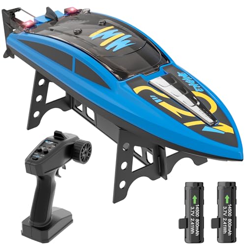 GizmoVine Ferngesteuertes Boot, Fast Unterwasser Boot Ferngesteuert, Mini RC Boote für Erwachsene und Kinder, 2.4GHZ Ferngesteuertes Boot für Pools und Seen mit 2 wiederaufladbaren Akkus GizmoVine Ferngesteuertes Boot, Fast Unterwasser Boot Ferngesteuert, Mini RC Boote für Erwachsene und Kinder, 2.4GHZ Ferngesteuertes Boot für Pools und Seen mit 2 wiederaufladbaren Akkus von GizmoVine