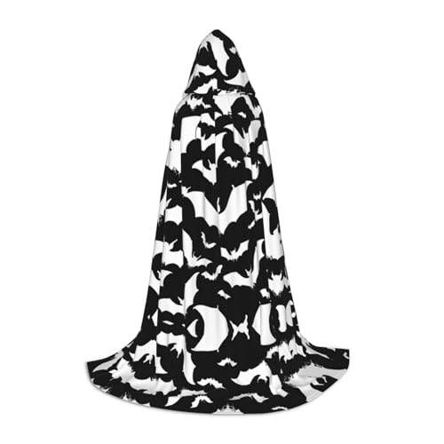 Gjgdbxdw Halloween-Umhang mit fliegenden Fledermäusen und Kapuze, für Damen, Herren, Teenager, Halloween, Cosplay-Kostüme Gjgdbxdw Halloween-Umhang mit fliegenden Fledermäusen und Kapuze, für Damen, Herren, Teenager, Halloween, Cosplay-Kostüme von Gjgdbxdw