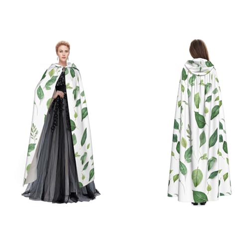Gjgdbxdw Kapuzenumhang mit Eukalyptusblättern, Uni, Erwachsene, Kapuzenumhang mit Kapuze, für Halloween, Cosplay-Kostüme Gjgdbxdw Kapuzenumhang mit Eukalyptusblättern, Uni, Erwachsene, Kapuzenumhang mit Kapuze, für Halloween, Cosplay-Kostüme von Gjgdbxdw