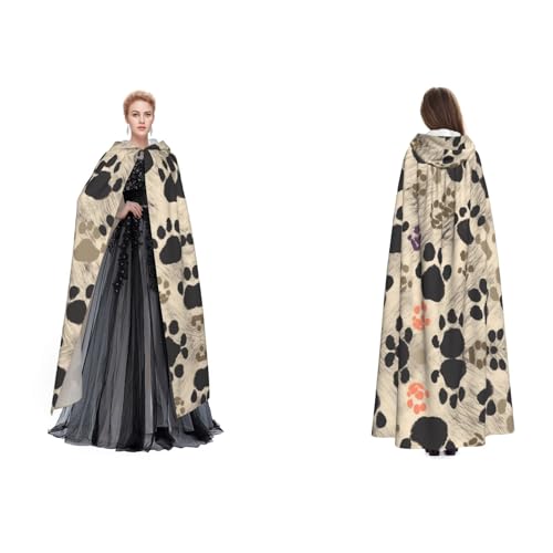 Gjgdbxdw Kapuzenumhang mit Hundeaufdruck, Uni, Erwachsene, Kapuzenumhang mit Kapuze für Halloween, Cosplay-Kostüme Gjgdbxdw Kapuzenumhang mit Hundeaufdruck, Uni, Erwachsene, Kapuzenumhang mit Kapuze für Halloween, Cosplay-Kostüme von Gjgdbxdw