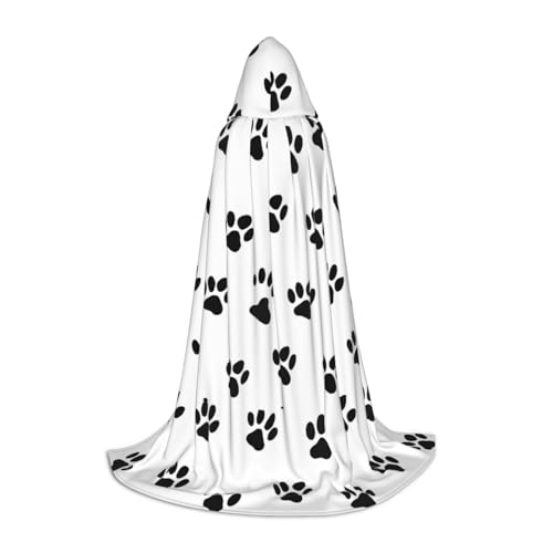 Gjgdbxdw Kapuzenumhang mit Hundemuster und Kapuze, für Damen, Herren, Teenager, Halloween, Cosplay-Kostüme Gjgdbxdw Kapuzenumhang mit Hundemuster und Kapuze, für Damen, Herren, Teenager, Halloween, Cosplay-Kostüme von Gjgdbxdw
