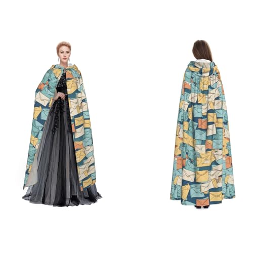 Gjgdbxdw Kapuzenumhang mit Kapuze, Uni, Erwachsene, mit Kapuze, für Halloween, Cosplay-Kostüme von Gjgdbxdw