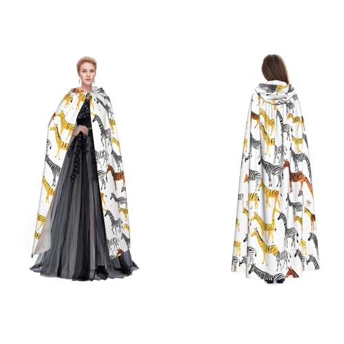 Gjgdbxdw Kapuzenumhang mit Kapuze, Uni, für Erwachsene, mit Kapuze, für Halloween, Cosplay-Kostüme von Gjgdbxdw