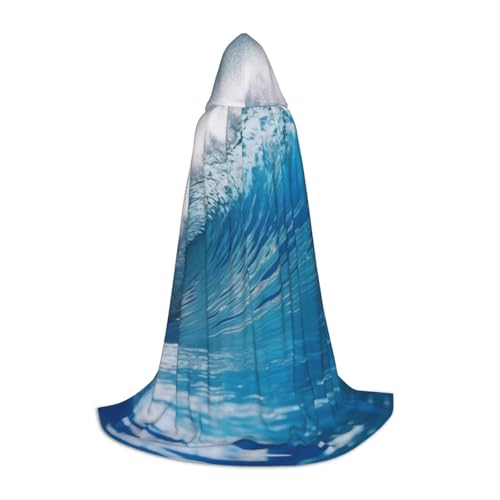 Gjgdbxdw Kapuzenumhang mit Kapuze für Damen, Herren, Teenager, Halloween, Cosplay, Blau Gjgdbxdw Kapuzenumhang mit Kapuze für Damen, Herren, Teenager, Halloween, Cosplay, Blau von Gjgdbxdw