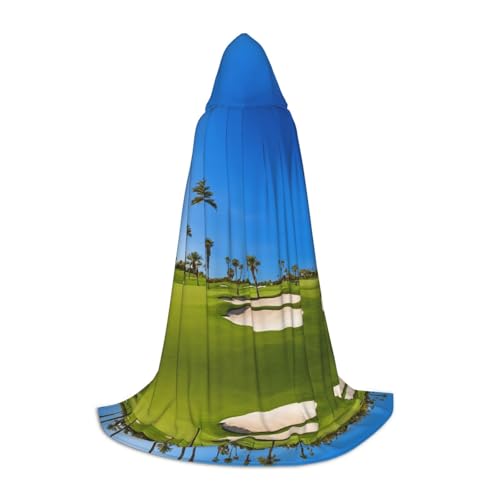 Gjgdbxdw Kapuzenumhang mit Kapuze für Damen, Herren, Teenager, Halloween, Cosplay, Golfplatz am Meer Gjgdbxdw Kapuzenumhang mit Kapuze für Damen, Herren, Teenager, Halloween, Cosplay, Golfplatz am Meer von Gjgdbxdw