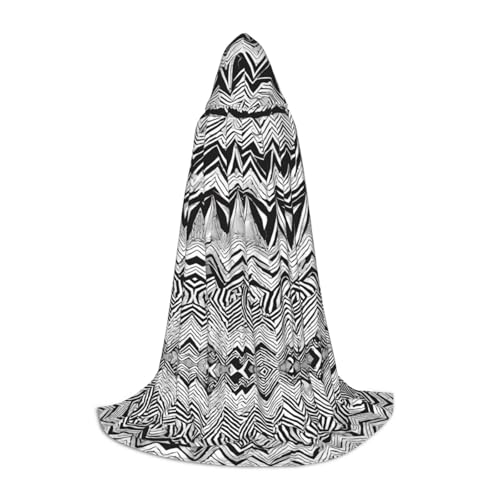 Gjgdbxdw Kapuzenumhang mit Kapuze für Damen, Herren, Teenager, Halloween, Cosplay, Schwarz / Weiß Gjgdbxdw Kapuzenumhang mit Kapuze für Damen, Herren, Teenager, Halloween, Cosplay, Schwarz / Weiß von Gjgdbxdw