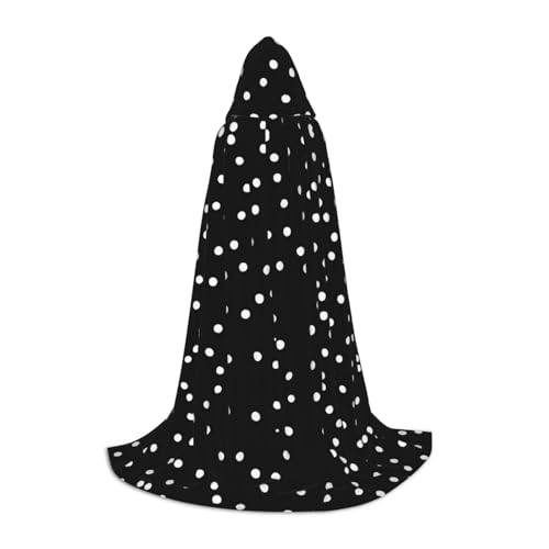 Gjgdbxdw Kapuzenumhang mit Kapuze für Damen, Herren, Teenager, Halloween, Cosplay, Schwarz / Weiß Gjgdbxdw Kapuzenumhang mit Kapuze für Damen, Herren, Teenager, Halloween, Cosplay, Schwarz / Weiß von Gjgdbxdw