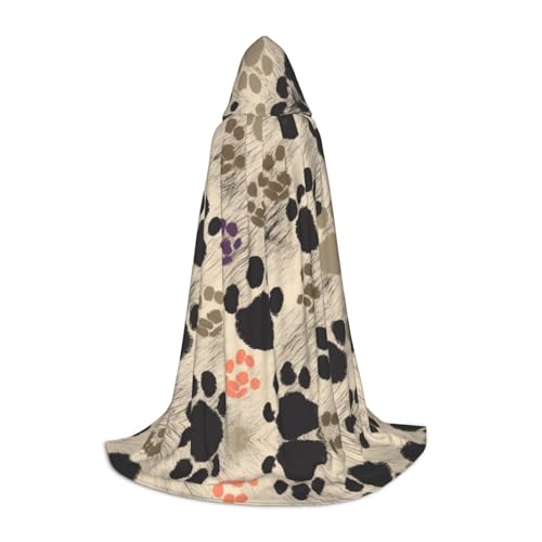 Gjgdbxdw Kapuzenumhang mit Kapuze für Damen und Herren, Teenager, Halloween, Cosplay-Kostüme mit Hundeaufdruck Gjgdbxdw Kapuzenumhang mit Kapuze für Damen und Herren, Teenager, Halloween, Cosplay-Kostüme mit Hundeaufdruck von Gjgdbxdw