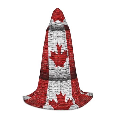 Gjgdbxdw Kapuzenumhang mit kanadischer Flagge, für Damen, Herren, Teenager, Halloween, Cosplay-Kostüme Gjgdbxdw Kapuzenumhang mit kanadischer Flagge, für Damen, Herren, Teenager, Halloween, Cosplay-Kostüme von Gjgdbxdw