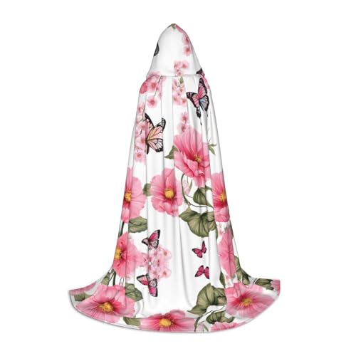 Gjgdbxdw Umhang mit Kapuze für Damen, Herren, Teenager, Halloween, Cosplay-Kostüme, Garten mit Vögeln und Blumen Gjgdbxdw Umhang mit Kapuze für Damen, Herren, Teenager, Halloween, Cosplay-Kostüme, Garten mit Vögeln und Blumen von Gjgdbxdw