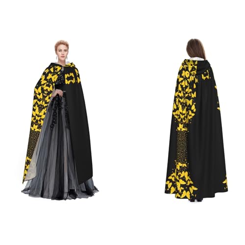 Kapuzenumhang mit Kapuze, Uni, für Erwachsene, mit Kapuze, für Halloween, Cosplay-Kostüme, goldfarben / Weiß Kapuzenumhang mit Kapuze, Uni, für Erwachsene, mit Kapuze, für Halloween, Cosplay-Kostüme, goldfarben / Weiß von Gjgdbxdw