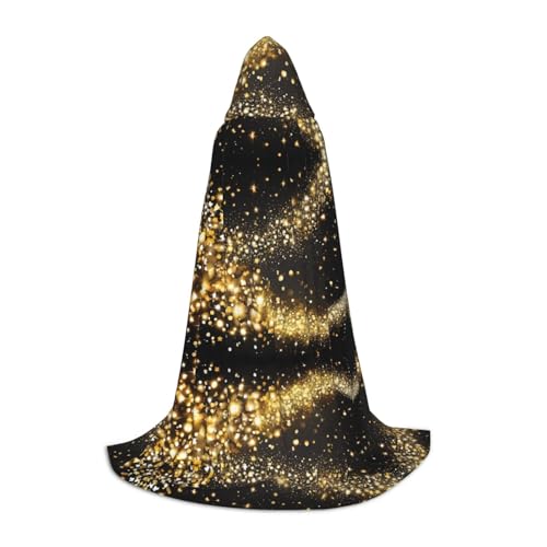 Kapuzenumhang mit Kapuze für Damen und Herren, Teenager, Halloween, Cosplay-Kostüme, goldfarben Kapuzenumhang mit Kapuze für Damen und Herren, Teenager, Halloween, Cosplay-Kostüme, goldfarben von Gjgdbxdw