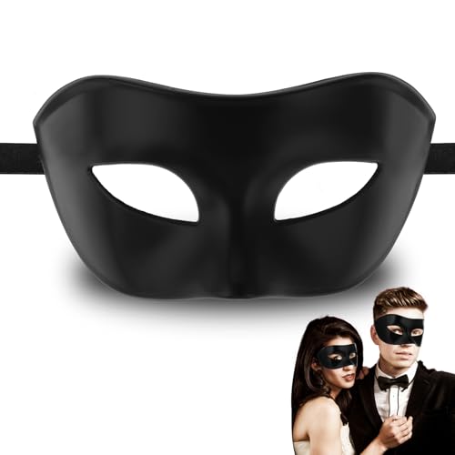 Gjinxi Venezianische Schwarz Maske Maskerade Party Augenmaske Damen Gesichtsmaske Elegante Herren Masken Kostüm mit Retro-Muster Klassische Masken für Kostümball/Halloween/Party/Maskenball Gjinxi Venezianische Schwarz Maske Maskerade Party Augenmaske Damen Gesichtsmaske Elegante Herren Masken Kostüm mit Retro-Muster Klassische Masken für Kostümball/Halloween/Party/Maskenball von Gjinxi