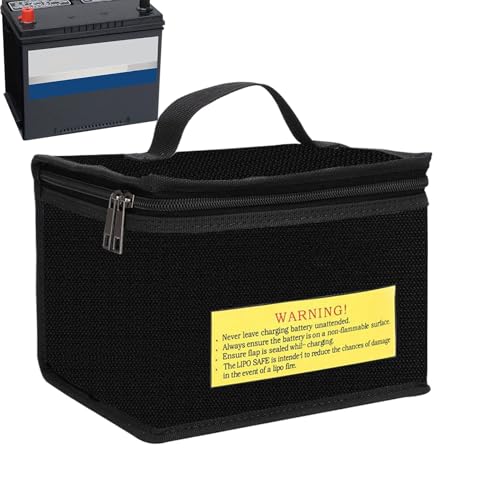 GjnjfdF Batteriesicherungstasche, feuerfeste Batterieaufbewahrung | F-feuerfeste Haushaltsbatterien F | Behälter, elektrische Ausrüstung, Ladezubehör für Drohne GjnjfdF Batteriesicherungstasche, feuerfeste Batterieaufbewahrung | F-feuerfeste Haushaltsbatterien F | Behälter, elektrische Ausrüstung, Ladezubehör für Drohne von GjnjfdF