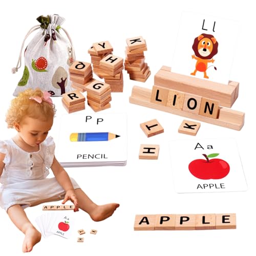 GjnjfdF Buchstabenkarten - Lernkarten Für Kinder Zum Alphabet Lernen - Interaktives Lernspiel Zur Frühförderung Im Kindergarten Vorschule Mädchen Homeschooling GjnjfdF Buchstabenkarten - Lernkarten Für Kinder Zum Alphabet Lernen - Interaktives Lernspiel Zur Frühförderung Im Kindergarten Vorschule Mädchen Homeschooling von GjnjfdF
