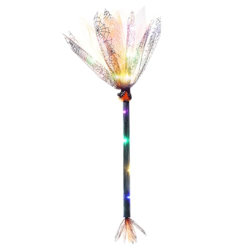 GjnjfdF Halloween Hexenbesen Mit LED 65cm Licht Leuchtender Hexenbesen Leuchtender PP Gaze Cosplay Requisiten Hexen Halloween Kostüm Zubehör Für Kinder Erwachsene GjnjfdF Halloween Hexenbesen Mit LED 65cm Licht Leuchtender Hexenbesen Leuchtender PP Gaze Cosplay Requisiten Hexen Halloween Kostüm Zubehör Für Kinder Erwachsene von GjnjfdF