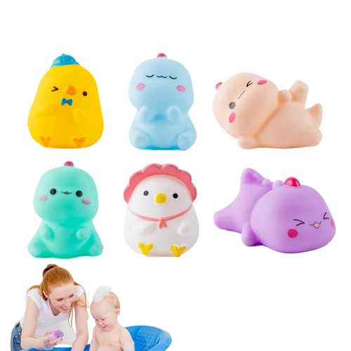 GjnjfdF Kinderbadespielzeug,Tierbadespielzeug, Quietschtier-Badespielzeug zum Spaß, Wasserschwimmer, Badewannen-Spritzspielzeug für lustiges Baden, Partygeschenke für die Dusche, GjnjfdF Kinderbadespielzeug,Tierbadespielzeug, Quietschtier-Badespielzeug zum Spaß, Wasserschwimmer, Badewannen-Spritzspielzeug für lustiges Baden, Partygeschenke für die Dusche, von GjnjfdF