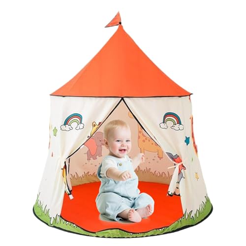 GjnjfdF Kinderzelt, Innenzelt für Kinder | Campingschloss für Kleinkind | Kinderzelten Playhouse für und Mädchen Geburtstag, Babys Indoor & Outdoor -Nutzungsspielzentrum GjnjfdF Kinderzelt, Innenzelt für Kinder | Campingschloss für Kleinkind | Kinderzelten Playhouse für und Mädchen Geburtstag, Babys Indoor & Outdoor -Nutzungsspielzentrum von GjnjfdF