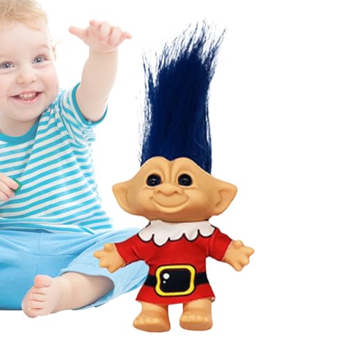 GjnjfdF Kleine Troll-Spielfiguren - Weihnachts-Miniatur Lustige Spielzeugfiguren - Retro Lustige Dekofigur Für Wohnzimmer Bücherbank Schreibtisch Dekoration GjnjfdF Kleine Troll-Spielfiguren - Weihnachts-Miniatur Lustige Spielzeugfiguren - Retro Lustige Dekofigur Für Wohnzimmer Bücherbank Schreibtisch Dekoration von GjnjfdF