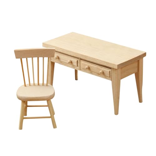 GjnjfdF Miniatur Möbel | Tisch und Stuhl Set im Kleinformat | 1/12 Maßstab Miniatur Zubehör Puppenstuben Accessoires für Spielzeug Deko Garten Spielzeug Präsentation Architekturmodellbau GjnjfdF Miniatur Möbel | Tisch und Stuhl Set im Kleinformat | 1/12 Maßstab Miniatur Zubehör Puppenstuben Accessoires für Spielzeug Deko Garten Spielzeug Präsentation Architekturmodellbau von GjnjfdF