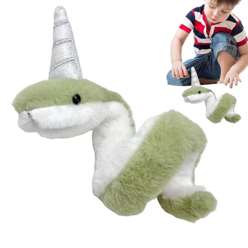 GjnjfdF Schlangenstofftier, Schlangenplüsch | Einzigartige süße 15,75-Zoll-Plüschschlangenfigur | Weiches, kuscheliges Plüschtier, Maskottchenpuppe aus dem Jahr der Schlange, Tischdekoration für Sofa GjnjfdF Schlangenstofftier, Schlangenplüsch | Einzigartige süße 15,75-Zoll-Plüschschlangenfigur | Weiches, kuscheliges Plüschtier, Maskottchenpuppe aus dem Jahr der Schlange, Tischdekoration für Sofa von GjnjfdF