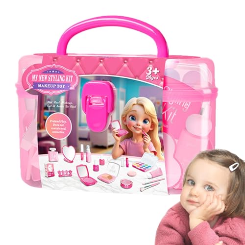 GjnjfdF Sieht aus, als ob Sie Make-up-Spielzeuge spielen, Make-up-Sets für kleine Mädchen, sicheres und ungefährliches Spielzeug für den Innenbereich, zum Geburtstag, zu Weihnachten GjnjfdF Sieht aus, als ob Sie Make-up-Spielzeuge spielen, Make-up-Sets für kleine Mädchen, sicheres und ungefährliches Spielzeug für den Innenbereich, zum Geburtstag, zu Weihnachten von GjnjfdF