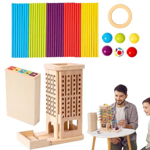 GjnjfdF Sticks Zählspielzeug, Würfelspiel & Mathe-Lernspielzeug Aus Holz, Buntes Lernspielbrett zur Frühförderung für Kindergeburtstage & Gesellschaftsspieleabende GjnjfdF Sticks Zählspielzeug, Würfelspiel & Mathe-Lernspielzeug Aus Holz, Buntes Lernspielbrett zur Frühförderung für Kindergeburtstage & Gesellschaftsspieleabende von GjnjfdF