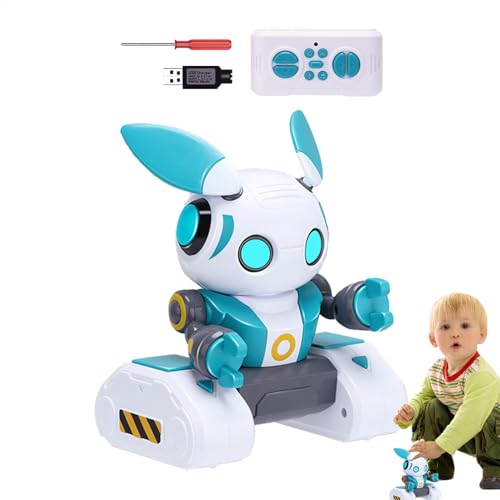 GkgWuxf Fernbedienungsroboter für, intelligente Roboter für Kinder,Smart RC Roboter Toys Geste Sensing - Fernbedienungspädagogik Roboter-Haustier mit LED-Augen, automatische Demonstration GkgWuxf Fernbedienungsroboter für, intelligente Roboter für Kinder,Smart RC Roboter Toys Geste Sensing - Fernbedienungspädagogik Roboter-Haustier mit LED-Augen, automatische Demonstration von GkgWuxf