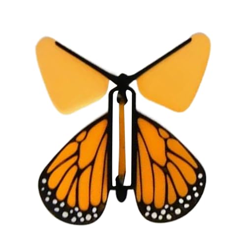 GkgWuxf Fliegender Schmetterling Spielzeug | Flugspielzeug - Gummibandbetriebene Show-Requisiten Wissenschaftsexperiment Für Grußkarten, Hochzeiten, Partys, Kinder Und Erwachsene GkgWuxf Fliegender Schmetterling Spielzeug | Flugspielzeug - Gummibandbetriebene Show-Requisiten Wissenschaftsexperiment Für Grußkarten, Hochzeiten, Partys, Kinder Und Erwachsene von GkgWuxf