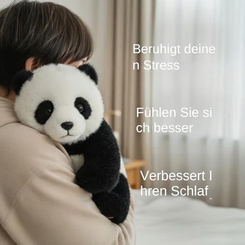 GkgWuxf Plüschtier Panda Bär,Panda Kuscheltier | Weiches Realistisches Kuscheltier Für Emotionalen Trost Stressabbau Studenten Kinderzimmer Deko Geburtstagsgeschenk GkgWuxf Plüschtier Panda Bär,Panda Kuscheltier | Weiches Realistisches Kuscheltier Für Emotionalen Trost Stressabbau Studenten Kinderzimmer Deko Geburtstagsgeschenk von GkgWuxf