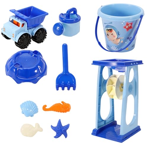 GkgWuxf Strandsandspielzeug, Kinder Sandspielzeug - Cartoon Sea Theme Kids Beach Toys,Schlossbau BAU im Freien Aktivität Wasser mit Tierformen für Mädchen von GkgWuxf