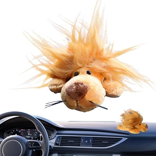 Gkumgwo Auto-Armaturenbrett-Löwe-Puppe, Auto-Ornamente für Armaturenbrett - Weiche Figur-Armaturenbrett-Ornament,Auto-Ornamente, Sammelpuppen, Stofftiere mit Cartoon-Löwen, Rückspiegel-Glasdekoration, Gkumgwo Auto-Armaturenbrett-Löwe-Puppe, Auto-Ornamente für Armaturenbrett - Weiche Figur-Armaturenbrett-Ornament,Auto-Ornamente, Sammelpuppen, Stofftiere mit Cartoon-Löwen, Rückspiegel-Glasdekoration, von Gkumgwo