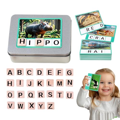 Gkumgwo Buchstaben-Laute Lernkarten,Lernspiele Zur Buchstabenerkennung Mit Lernkarten | Holzpuzzle Feinmotorik Spielzeug Zuordnungsspiel Vorschule Klassenzimmer Homeschool Lernmaterial Gkumgwo Buchstaben-Laute Lernkarten,Lernspiele Zur Buchstabenerkennung Mit Lernkarten | Holzpuzzle Feinmotorik Spielzeug Zuordnungsspiel Vorschule Klassenzimmer Homeschool Lernmaterial von Gkumgwo