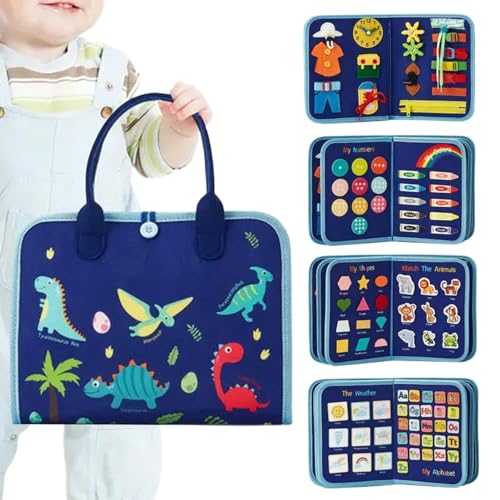 Gkumgwo Filztafeln, Aktivitätsbuch für Kleinkinder,Filztafel für Vorschulaktivitäten - Reisespielzeug für Kinder, und Mädchen, zum Üben des Anziehens, sensorisches Spielzeug für Auto- oder Gkumgwo Filztafeln, Aktivitätsbuch für Kleinkinder,Filztafel für Vorschulaktivitäten - Reisespielzeug für Kinder, und Mädchen, zum Üben des Anziehens, sensorisches Spielzeug für Auto- oder von Gkumgwo