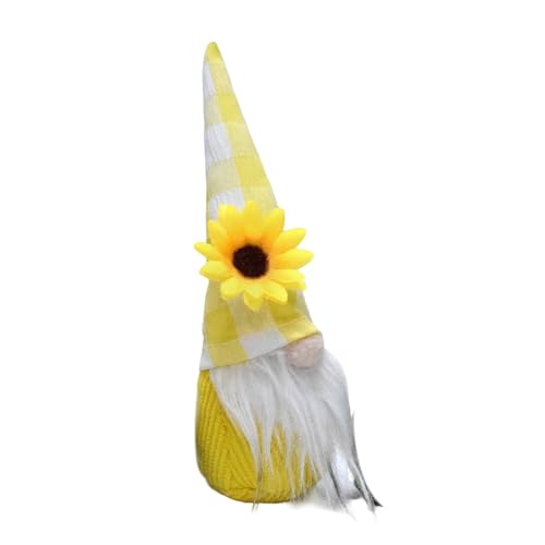 Gkumgwo Frühlingswichtel aus Plüsch – Sonnenblumen-Küchendekor, aus Plüsch, Frühlings-Sonnenblumen-, Baum-Zwerge, Tomte Stoffpuppe für gestufte Tablett, Herbstdekorationen Gkumgwo Frühlingswichtel aus Plüsch – Sonnenblumen-Küchendekor, aus Plüsch, Frühlings-Sonnenblumen-, Baum-Zwerge, Tomte Stoffpuppe für gestufte Tablett, Herbstdekorationen von Gkumgwo