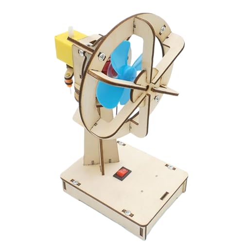 Gkumgwo Kinder Experimentierspielzeug | Elektrischer OsziLüfter Experiment Kinder Spielzeug - Holzschaltkreis-Set Zur Förderung Logischen Denkens Für Mädchen Homeschool Vorschule von Gkumgwo