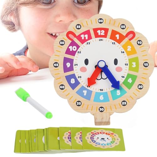 Gkumgwo Kinder-Lernuhr, Lehr-Stempeluhr für Kinder,Farbanpassungsspiel Löwenförmige Farbsortieruhr | Zahlenuhr Modell Spielzeug Kindergarten Spielzeug für Kinder über 3 Jahre alt Gkumgwo Kinder-Lernuhr, Lehr-Stempeluhr für Kinder,Farbanpassungsspiel Löwenförmige Farbsortieruhr | Zahlenuhr Modell Spielzeug Kindergarten Spielzeug für Kinder über 3 Jahre alt von Gkumgwo