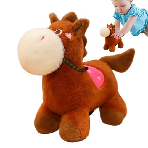 Gkumgwo Tier Plüschtier,Kuschelpferd Spielzeug - Kuscheliger Schlafbegleiter Weiches Bezugskissen Für Schreibtisch Autositz Sofa Bett Gkumgwo Tier Plüschtier,Kuschelpferd Spielzeug - Kuscheliger Schlafbegleiter Weiches Bezugskissen Für Schreibtisch Autositz Sofa Bett von Gkumgwo
