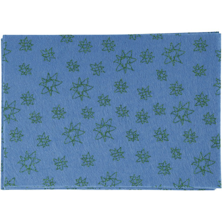Bastelfilz, A4, Blatt 210x297 mm, Dicke 1 mm, Blau, 10 Bl./ 1 Pck von Glad Design