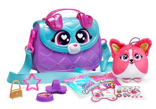 Glam Buddies OMM1523 - Chihuahua Ruby, Überraschungs-Set mit Plüsch-Welpe, Handtasche und Zubehör Glam Buddies OMM1523 - Chihuahua Ruby, Überraschungs-Set mit Plüsch-Welpe, Handtasche und Zubehör von Glam Buddies